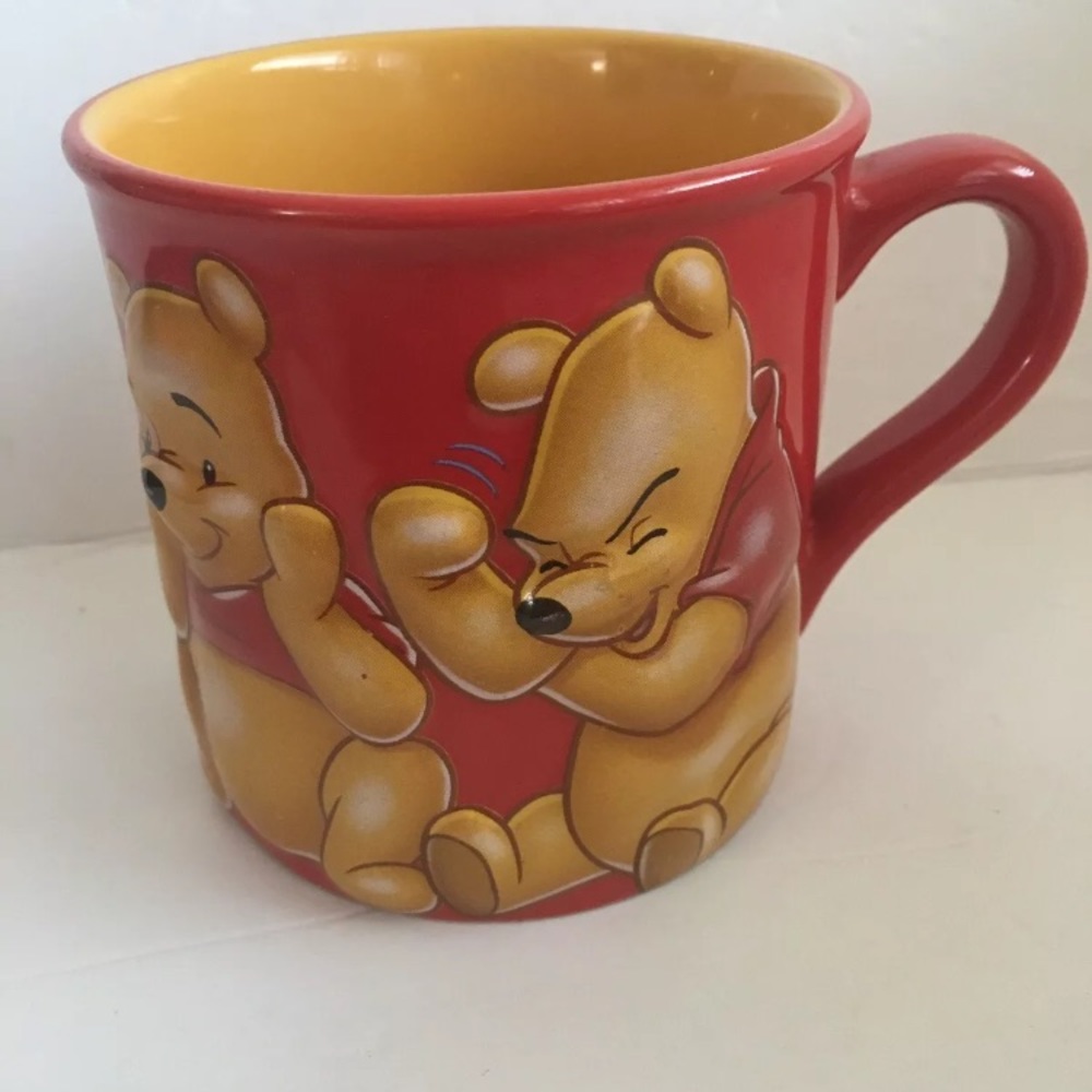 Disney Store Winnie the Pooh Mug 3D Pattern